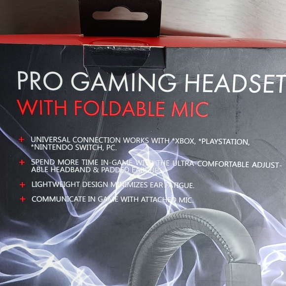 LVLUP Pro Gaming Headset with Foldable Mic PS4, PS4 Pro, Xbox One & PC - Picture 4 of 7